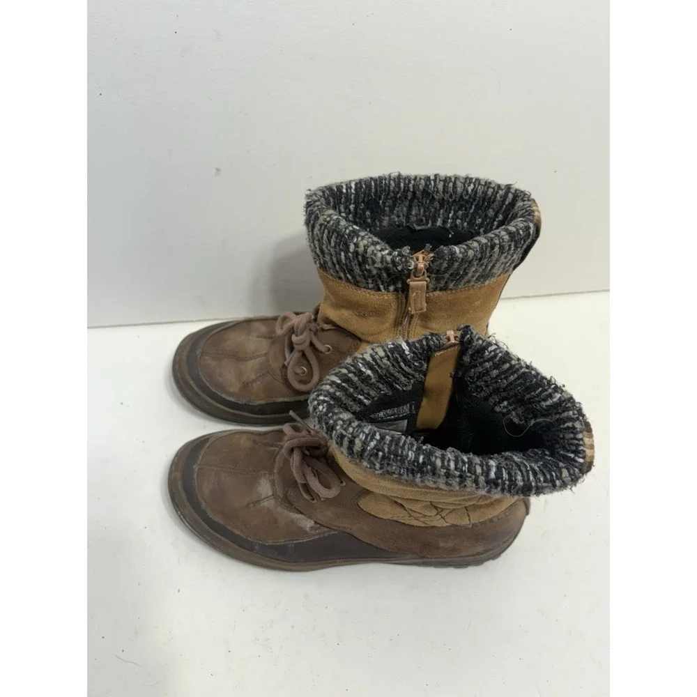 Merrell Decora Bolero Waterproof Winter Boots‎ Brown Size 8.5 Insulated